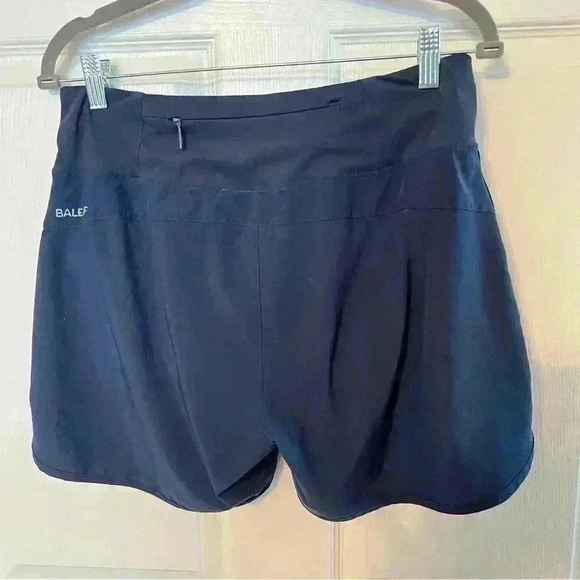 Women’s Baleaf Workout Shorts, Medium, Navy - Picture 4 of 7